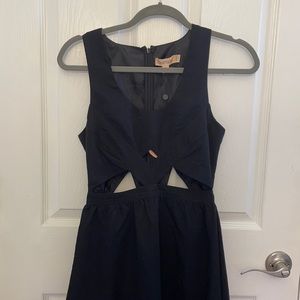 Keepsake Black Cutout Low High Dress size 2